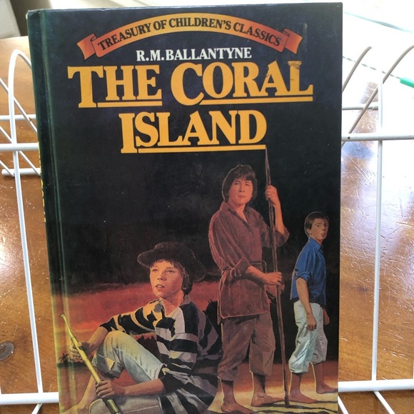 The Coral Island by R.M. Ballantyne Hardcover - Picture 10 of 12
